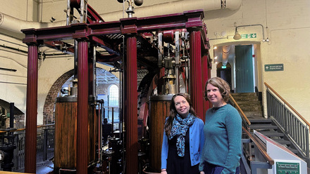 Emma Jhita with Hannah Harte ACR at the London Museum of Water & Steam 1.jpg