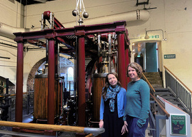 Emma Jhita with Hannah Harte ACR at the London Museum of Water & Steam 1.jpg