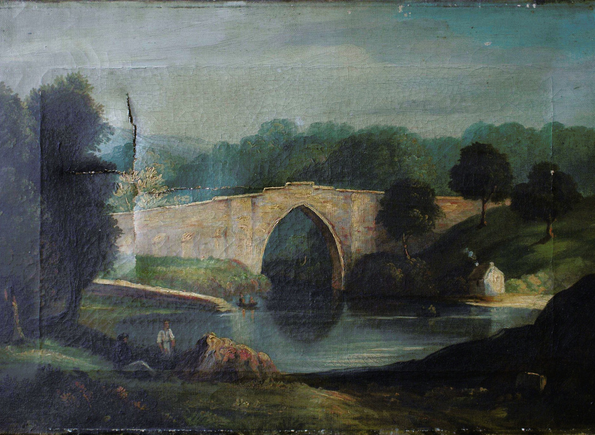 ‘Brig O’ Balgownie’ by William Purser, 1835, before treatment