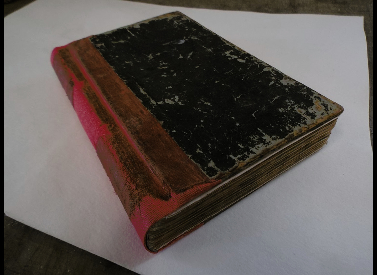 The Royal Welch Fusiliers Museum, Keating Diary Volume 2 / Amgueddfa’r Ffiwsilwyr Brenhinol Cymreig, Dyddiadur Keating Cyfrol 2. After Conservation: