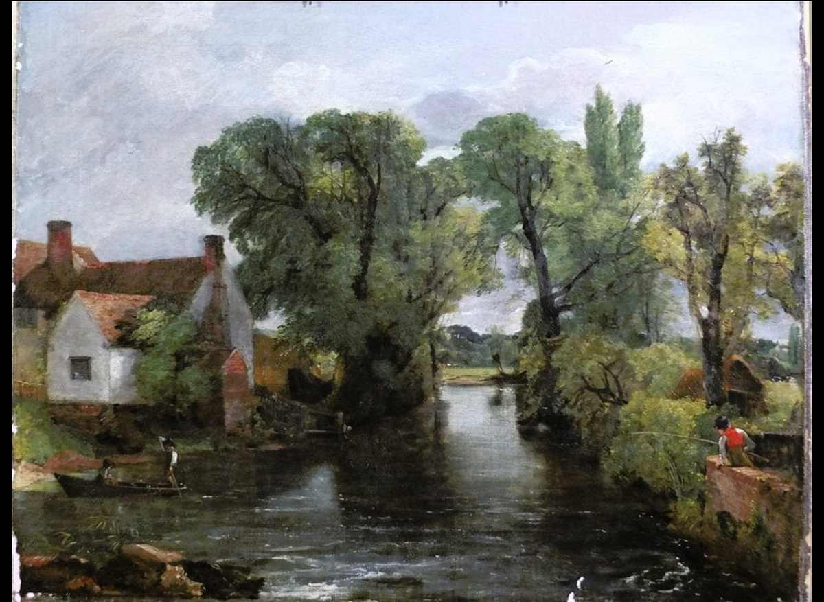 The Millstream, John Constable, 1814