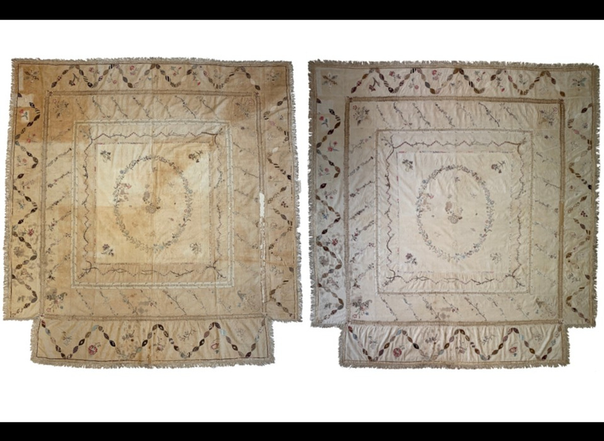 Conservation of William Cowper’s Counterpane for Cowper & Newton Museum, Olney