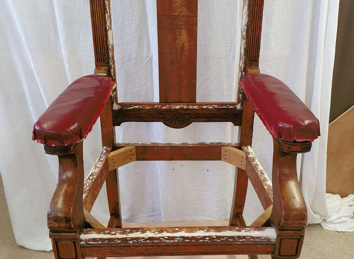 Chair conservation and re-upholstery