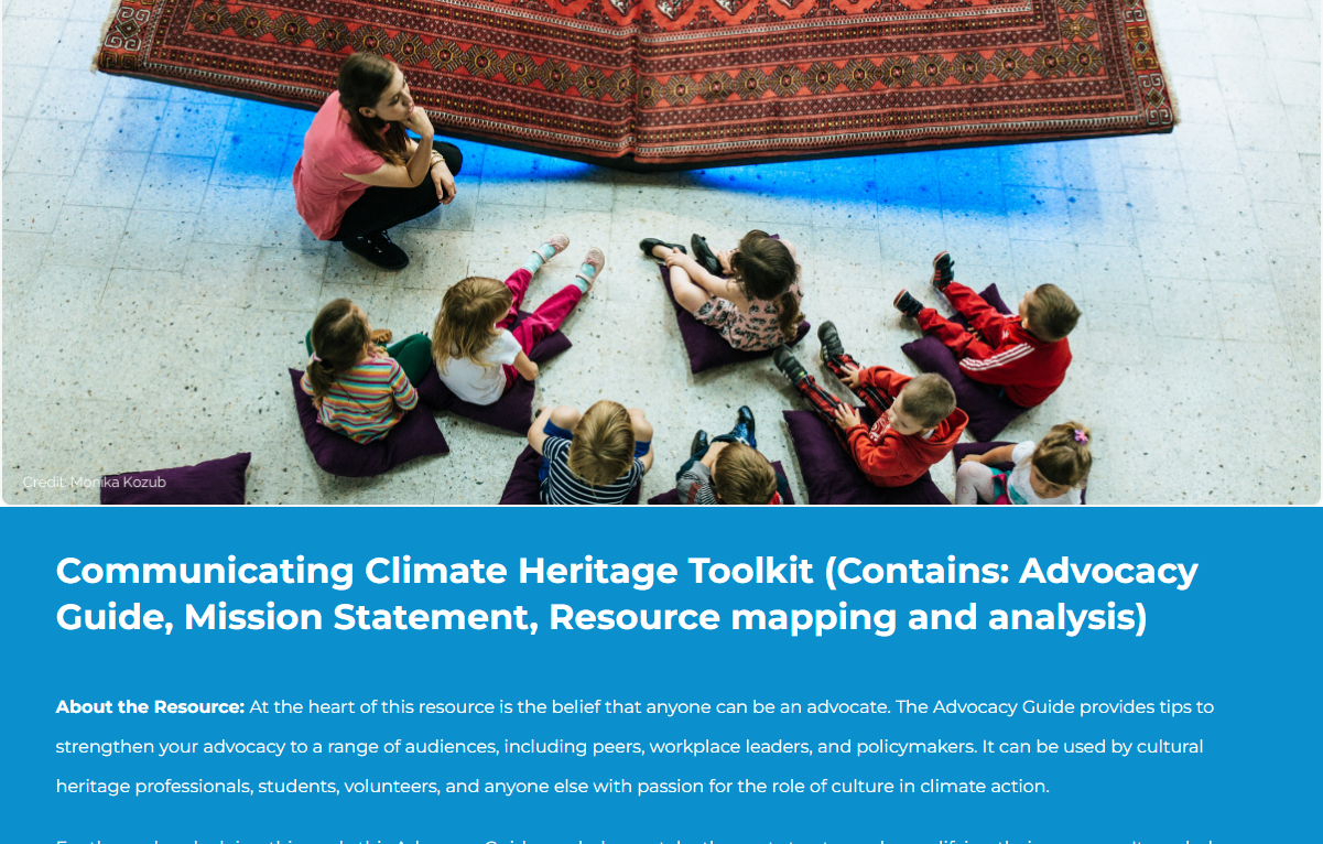 Communicating Climate Heritage Toolkit screenshot.png