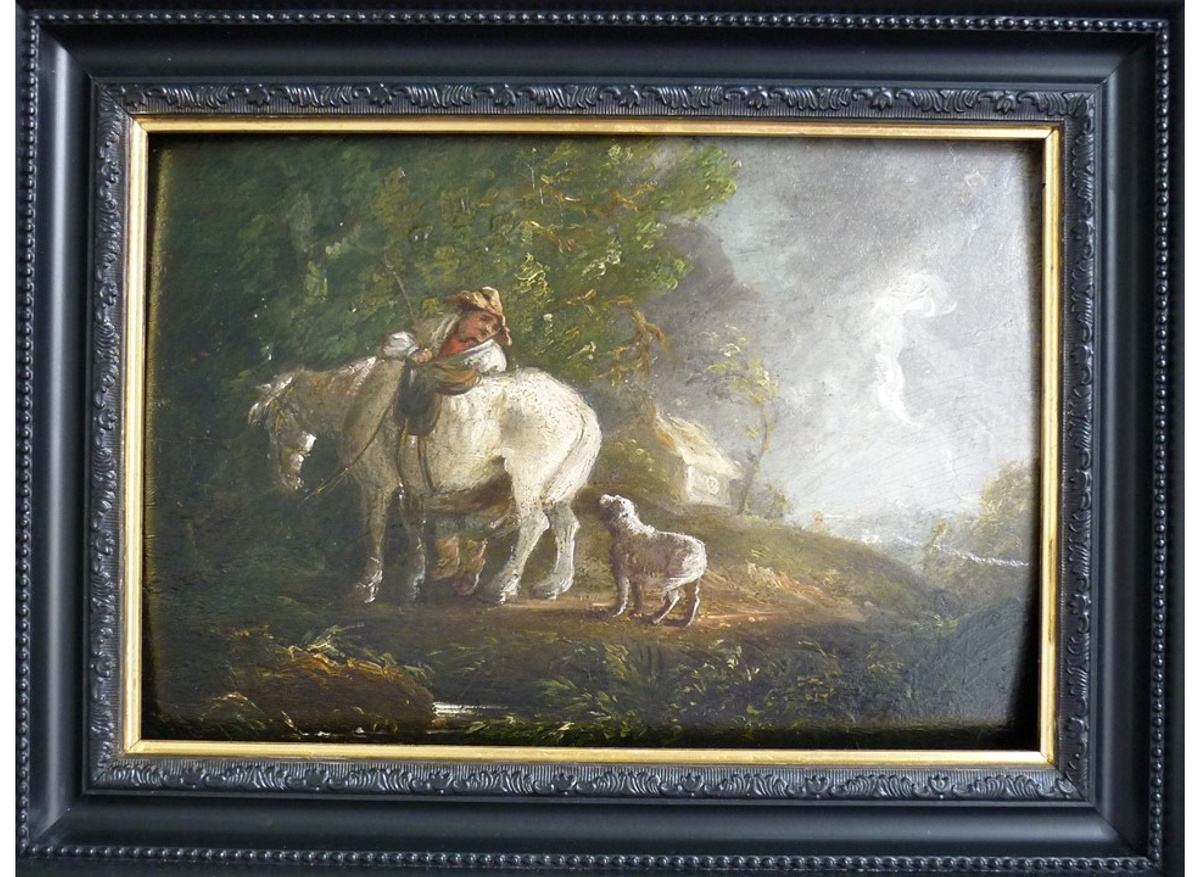 Painted panel after treatment