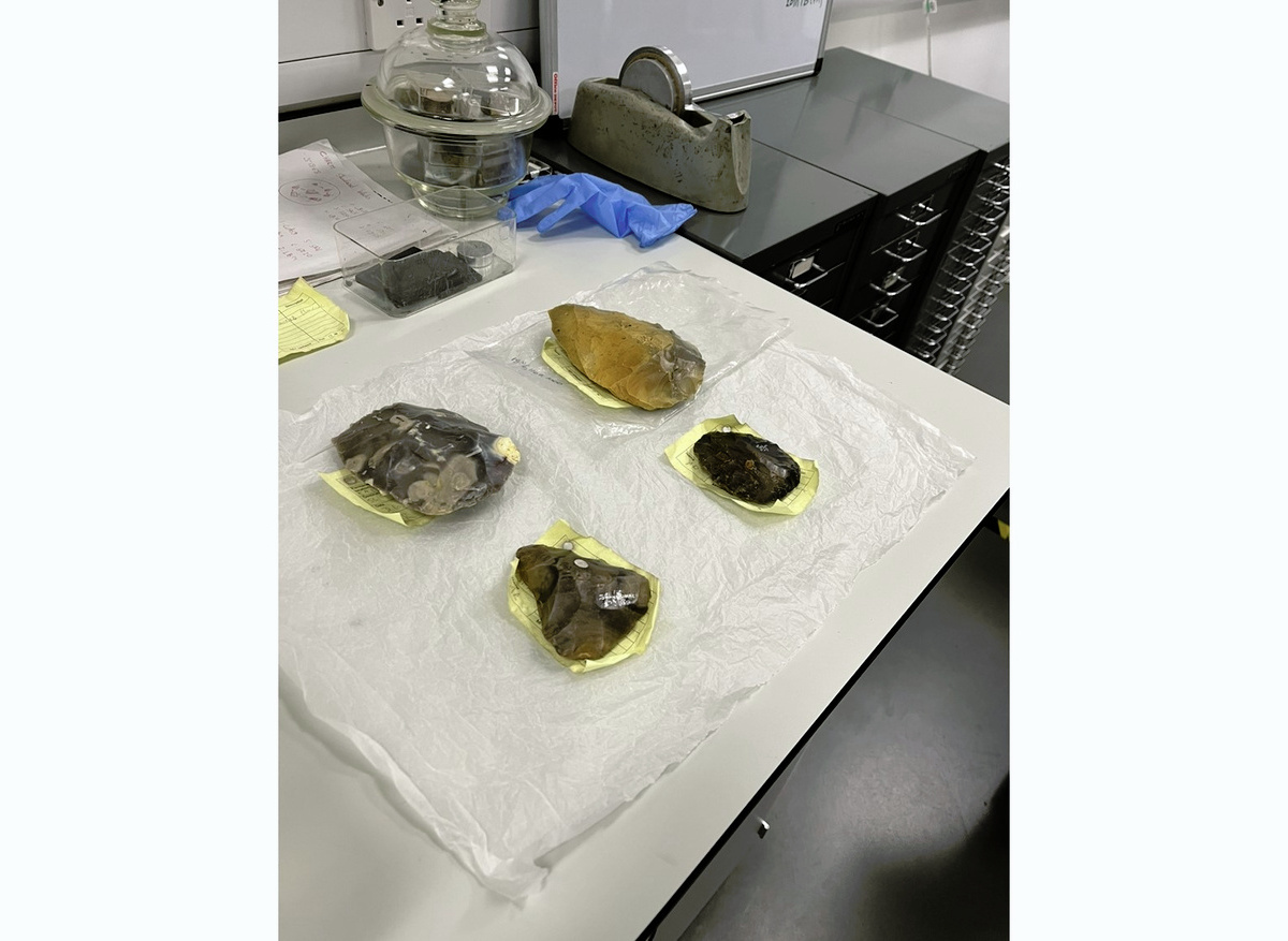 Palaeolithic hand axes