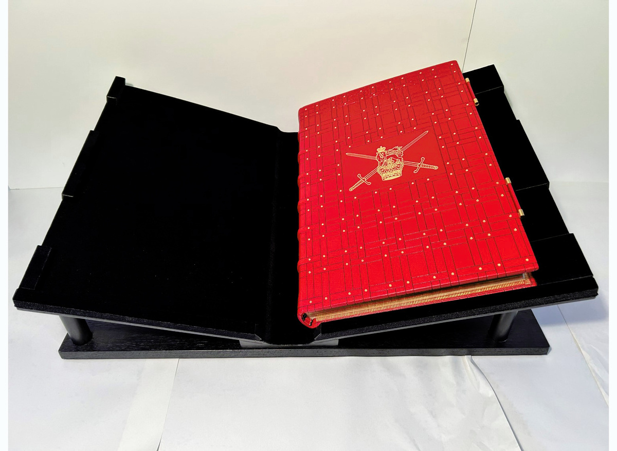 Closed book on cradle